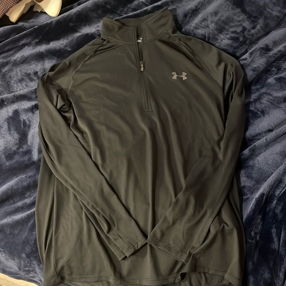 Under Amour Quarter Zip Black - Picture 1 of 4
